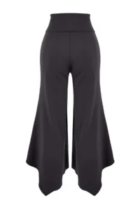TRENDYOLMİLLA Anthracite Brushed Soft Material Asymmetric Sports Yoga Trousers/Sweatpants - Image 3