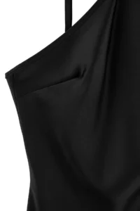TRENDYOLMİLLA Black shift Maxi Weaving Satin Evening Gown & Graduation Dress - Image 7