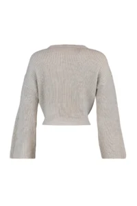 TRENDYOLMİLLA Stone Crop Wide Pattern Spanish Arm Knitwear Sweater - Image 9