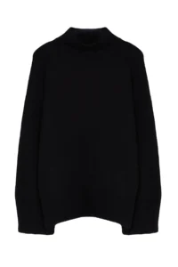 TRENDYOLMİLLA Black Soft textured Wide Pattern Knitwear Sweater - Image 10
