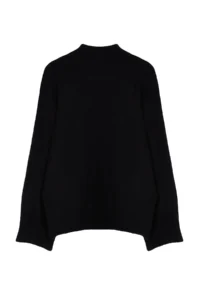 TRENDYOLMİLLA Black Soft textured Wide Pattern Knitwear Sweater - Image 11