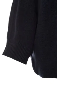 TRENDYOLMİLLA NAVY BLUE Soft textured Wide Pattern Knitwear Sweater - Image 7
