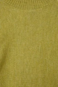 TRENDYOLMİLLA Oil Green Soft textured Wide Pattern Knitwear Sweater - Image 7