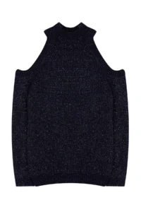 TRENDYOLMİLLA NAVY BLUE Simli Pencere/Cut Out Detailed Knitwear Sweater TWOAW20xs0006 - Image 6