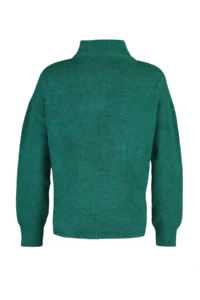 TRENDYOLMİLLA Green Soft textured Zippered Knitwear Sweater TWOAW20xs0009 - Image 6