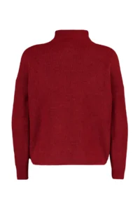 TRENDYOLMİLLA Red Soft textured Zippered Knitwear Sweater TWOAW20xs0009 - Image 6