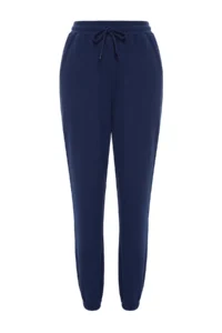 TRENDYOLMİLLA Dark NAVY Thessaloniki Rahat Pattern with pocket Knitting Sports Sweatpants - Image 5