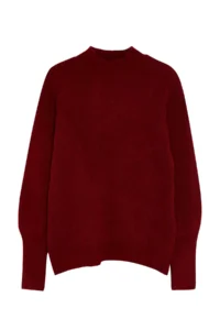 TRENDYOLMİLLA Burgundy Soft textured Sleeve Detailed Knitwear Sweater - Image 6