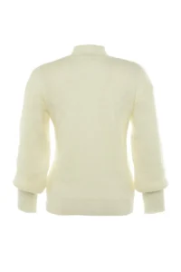 TRENDYOLMİLLA Ecru Soft textured Basic Knitwear Sweater - Image 6