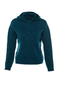 TRENDYOLMİLLA Green Soft textured Hooded Knitwear Sweater - Image 8