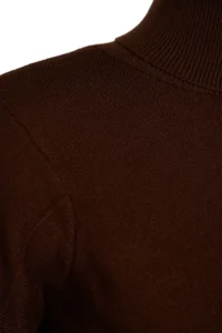 TRENDYOLMİLLA Brown Basic Turtleneck Knitwear Sweater - Image 7