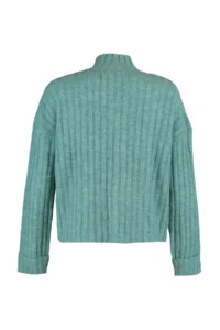TRENDYOLMİLLA MINT Wide Pattern Soft textured High Neck Knitwear Sweater - Image 6
