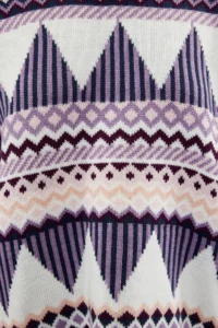TRENDYOLMİLLA NAVY BLUE Wide Pattern Crew Neck Knitwear Sweater - Image 4