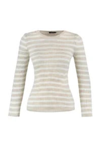 TRENDYOLMİLLA Stone Basic Striped Knitwear Sweater - Image 6