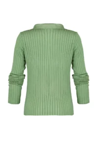 TRENDYOLMİLLA MINT Sleeve Ucu Detailed Polo Shirt Collar Knitwear Sweater - Image 6