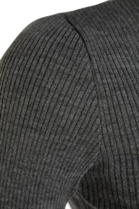 TRENDYOLMİLLA Anthracite Couple Basic Turtleneck Knitwear Sweater - Image 9