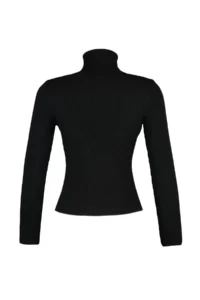 TRENDYOLMİLLA Black Couple Basic Turtleneck Knitwear Sweater - Image 11