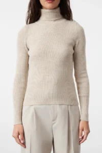 TRENDYOLMİLLA Stone Basic Turtleneck Knitwear Sweater - Image 3