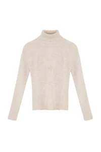 TRENDYOLMİLLA Stone Basic Turtleneck Knitwear Sweater - Image 6