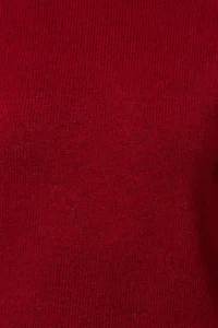 TRENDYOLMİLLA Burgundy Soft textured Basic Knitwear Sweater - Image 3