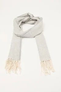 TRENDYOLMİLLA Light Gray Soft textured Women Scarf - Image 5