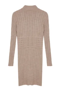 TRENDYOLMİLLA Mink Mini Knitwear High Neck Dress - Image 9