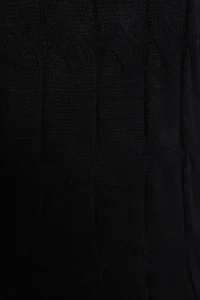 TRENDYOLMİLLA Black Mini Knitwear Crew Neck Dress - Image 5