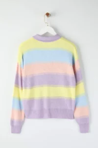 TRENDYOLMİLLA BLUE Color Bloklu Knitwear Sweater - Image 10