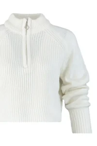 TRENDYOLMİLLA Ecru High Neck Knitwear Sweater - Image 7