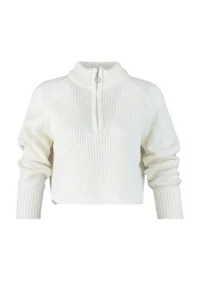 TRENDYOLMİLLA Ecru High Neck Knitwear Sweater - Image 8