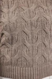 TRENDYOLMİLLA Mink Crop High Neck Knitwear Sweater - Image 4