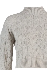 TRENDYOLMİLLA Stone Crop High Neck Knitwear Sweater - Image 8