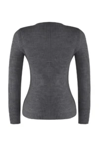 TRENDYOLMİLLA Anthracite-Beige 2 Sets Paket Knitwear Sweater - Image 9