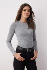 TRENDYOLMİLLA Black-Gray 2 Sets Paket Knitwear Sweater - Image 5