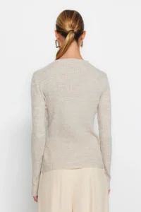 TRENDYOLMİLLA Brown-Stone 2 Sets Paket Knitwear Sweater - Image 6