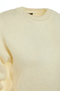 TRENDYOLMİLLA Ecru Wide Pattern Soft textured Basic Knitwear Sweater - Image 14