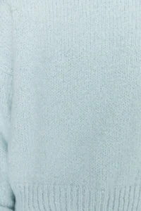 TRENDYOLMİLLA MINT Wide Pattern Soft textured Basic Knitwear Sweater - Image 4