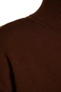 TRENDYOLMİLLA Brown Wide Pattern Basic Knitwear Sweater - Image 7