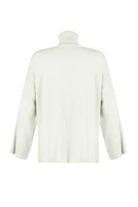 TRENDYOLMİLLA Ecru Wide Pattern Basic Knitwear Sweater - Image 7