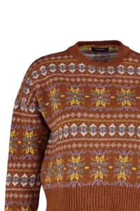 TRENDYOLMİLLA Brown Wide Pattern Soft textured Patterned Knitwear Sweater - Image 11