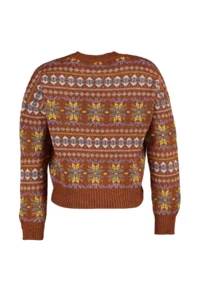 TRENDYOLMİLLA Brown Wide Pattern Soft textured Patterned Knitwear Sweater - Image 12