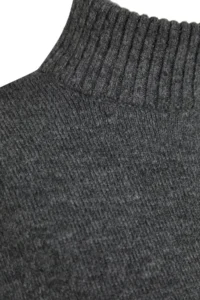 TRENDYOLMİLLA Anthracite Wide Pattern Soft textured Knitwear Sweater - Image 11