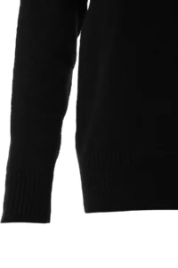 TRENDYOLMİLLA Black Wide Pattern Soft textured Knitwear Sweater - Image 10