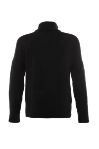 TRENDYOLMİLLA Black Wide Pattern Soft textured Knitwear Sweater - Image 11