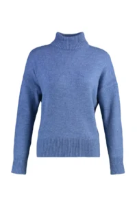 TRENDYOLMİLLA BLUE Wide Pattern Soft textured Knitwear Sweater - Image 6