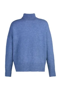 TRENDYOLMİLLA BLUE Wide Pattern Soft textured Knitwear Sweater - Image 8