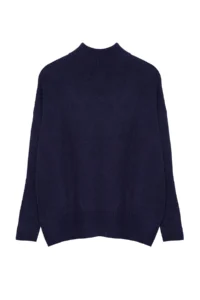 TRENDYOLMİLLA NAVY BLUE Wide Pattern Soft textured Knitwear Sweater - Image 6