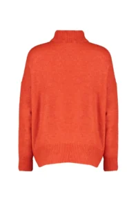 TRENDYOLMİLLA Orange Wide Pattern Soft textured Knitwear Sweater - Image 8