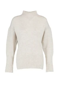 TRENDYOLMİLLA Ecru Wide Pattern Soft textured Basic Knitwear Sweater - Image 6