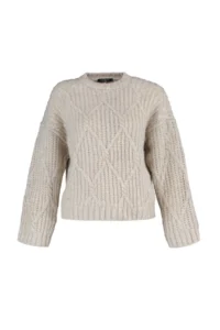 TRENDYOLMİLLA Stone Soft textured Wide Pattern Knitwear Sweater - Image 7